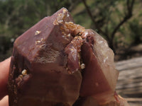 Natural Red Hematoid Phantom Quartz Clusters  x 6 From Karoi, Zimbabwe - TopRock