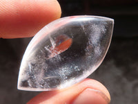 Polished Clear Rock Crystal Angel Tears  x 24 From Madagascar - Toprock Gemstones and Minerals 