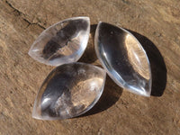 Polished Clear Rock Crystal Angel Tears  x 24 From Madagascar - Toprock Gemstones and Minerals 