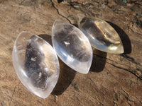 Polished Clear Rock Crystal Angel Tears  x 24 From Madagascar - Toprock Gemstones and Minerals 