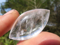 Polished Clear Rock Crystal Angel Tears  x 24 From Madagascar - Toprock Gemstones and Minerals 