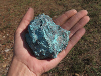 Natural Rough Blue Shattuckite Specimens  x 12 From Namibia - TopRock