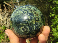 Polished Stromatolite / Kambamba Jasper Spheres  x 2 From Madagascar - Toprock Gemstones and Minerals 