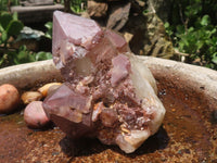 Natural Red Hematoid Quartz Crystals  x 4 From Karoi, Zimbabwe - TopRock