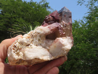 Natural Red Hematoid Quartz Crystals  x 4 From Karoi, Zimbabwe - TopRock