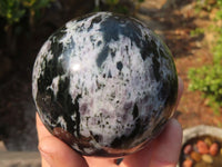 Polished Merlinite Gabbro Spheres  x 2 From Madagascar