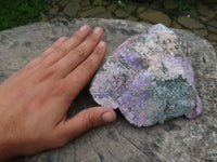 Natural Rare Stichtite & Green Serpentine Specimens x 2 From Barberton, South Africa - TopRock