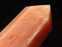 Polished Large Orange Twist Calcite Point  x 1 From Madagascar - Toprock Gemstones and Minerals 