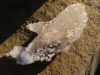 Natural Drusi Quartz Coated Calcite Specimens  x 12 From Alberts Mountain, Lesotho - Toprock Gemstones and Minerals 