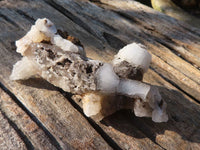 Natural Drusi Quartz Coated Calcite Specimens  x 12 From Alberts Mountain, Lesotho - Toprock Gemstones and Minerals 