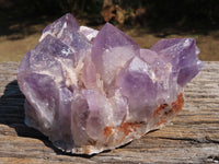 Natural Jacaranda Amethyst Quartz Clusters x 2 From Mambwe, Zambia - TopRock