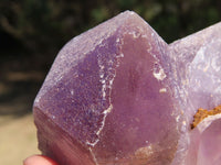 Natural Jacaranda Amethyst Quartz Clusters x 2 From Mambwe, Zambia - TopRock