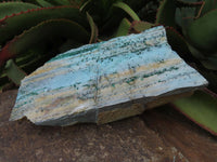 Natural Drusi Coated Chrysocolla Specimens With Malachite Psilomane x 2 From Kakanda, Congo - TopRock