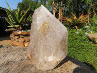 Polished/Natural Extra Large Elestial Pentium Crystal x 1 From Mozambique