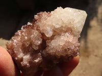 Natural White Spirit Quartz Clusters x 24 From Boekenhouthoek, South Africa