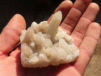 Natural White Spirit Quartz Clusters x 24 From Boekenhouthoek, South Africa