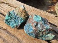 Natural Rough Shattuckite Cobbed Specimens x 12 From Kaokoveld, Namibia