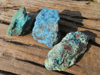 Natural Rough Shattuckite Cobbed Specimens x 12 From Kaokoveld, Namibia