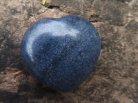 Polished Mini Jewellery Sized Lazulite Hearts  - Sold per 12 pc - From Tulear, Madagascar - TopRock