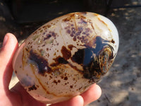 Polished Dendritic Agate Standing Free Forms  x 2 From Madagascar