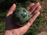 Polished Stromatolite / Kambaba Jasper Spheres x 3 From Madagascar - TopRock