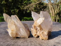 Natural Quartz Crystal Clusters x 12 From Madagascar - TopRock