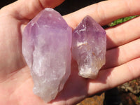 Natural Highly Selected Jacaranda Amethyst Crystals  x 24 From Zambia - Toprock Gemstones and Minerals 