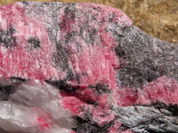 Natural Rough Rhodonite Cobbed Specimens  x 9 From Zimbabwe - TopRock