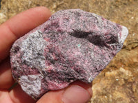 Natural Rough Rhodonite Cobbed Specimens  x 9 From Zimbabwe - TopRock