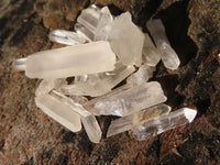 Natural Small Single Quartz Crystals  x 2.1 Kg Lot From Madagascar - Toprock Gemstones and Minerals 