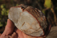 Polished Partially Polished Red Sashe River Agate Nodules  x 3 From Limpopo River, Zimbabwe - TopRock