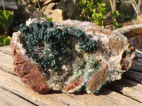 Natural Large Ball Malachite On Quartz Cabinet Specimen  x 1 From Kambove, Congo