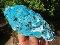 Natural Blue Chrysocolla On Silky Malachite Matrix Specimens  x 2 From Kulukuluku, Congo - Toprock Gemstones and Minerals 