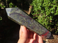 Polished Bastite Dragons Blood Stone Points  x 3 From Southern Africa - Toprock Gemstones and Minerals 