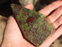 Polished Bastite Dragons Blood Stone Points  x 3 From Southern Africa - Toprock Gemstones and Minerals 