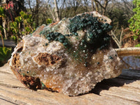 Natural Large Ball Malachite On Quartz Cabinet Specimen  x 1 From Kambove, Congo