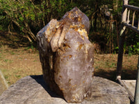 Polished Massive Skeletal Window Quartz Crystal x 1 From Akansobe, Madagascar - TopRock