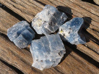 Natural New Sky Blue Calcite Specimens  x 35 From Spitzkop, Namibia