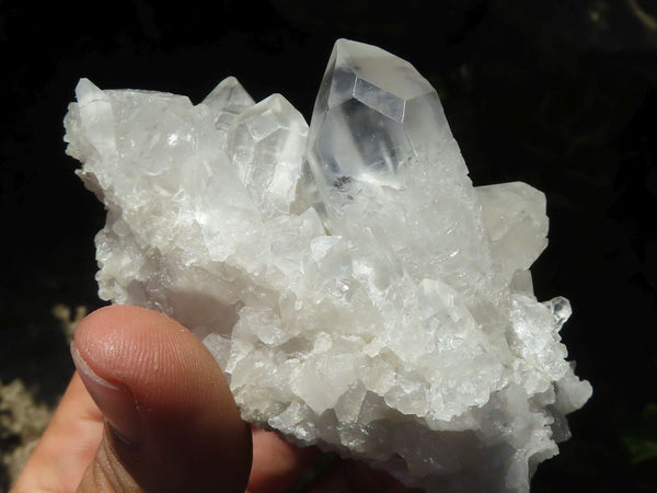 Natural Clear Quartz Crystals & Clusters  x 6 From Mpika, Zambia - Toprock Gemstones and Minerals 