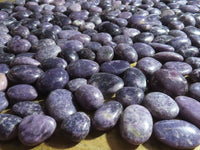 Polished Highly Selected Lepidolite (Lithium Mica) Gallets or Palm Stones - sold per Kg - From Madagascar - TopRock