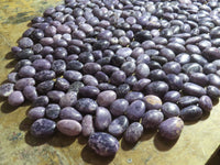 Polished Highly Selected Lepidolite (Lithium Mica) Gallets or Palm Stones - sold per Kg - From Madagascar - TopRock