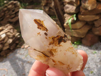 Natural Red Hematite Quartz Crystal Specimens x 5 From Karoi, Zimbabwe - TopRock