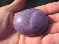 Polished Highly Selected Lepidolite (Lithium Mica) Gallets or Palm Stones - sold per Kg - From Madagascar - TopRock