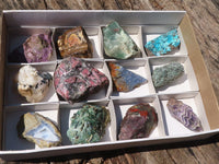 Natural Mixed Selection Of Rough Specimens  x 12 From Southern Africa - TopRock