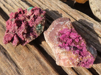 Natural Pink Salrose Cobaltion Dolomite Specimens x 6 From Kakanda, Congo