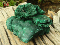 Natural Botryoidal Crystalline Malachite Specimen  x 1 From Kasompe, Congo