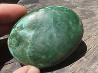 Polished Large Green Verdite Palm Stones  x 6 From Zimbabwe - TopRock