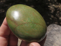 Polished Large Green Verdite Palm Stones  x 6 From Zimbabwe - TopRock