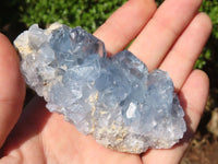 Natural Blue Celestite Crystal Specimens  x 5 From Sakoany, Madagascar - Toprock Gemstones and Minerals 