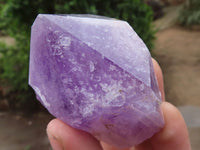 Natural Single Jacaranda Amethyst Crystals  x 12 From Mumbwa, Zambia - Toprock Gemstones and Minerals 